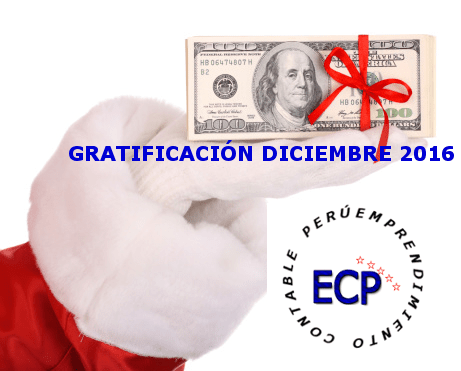 GRATIFICACIÓN DICIEMBRE 2016